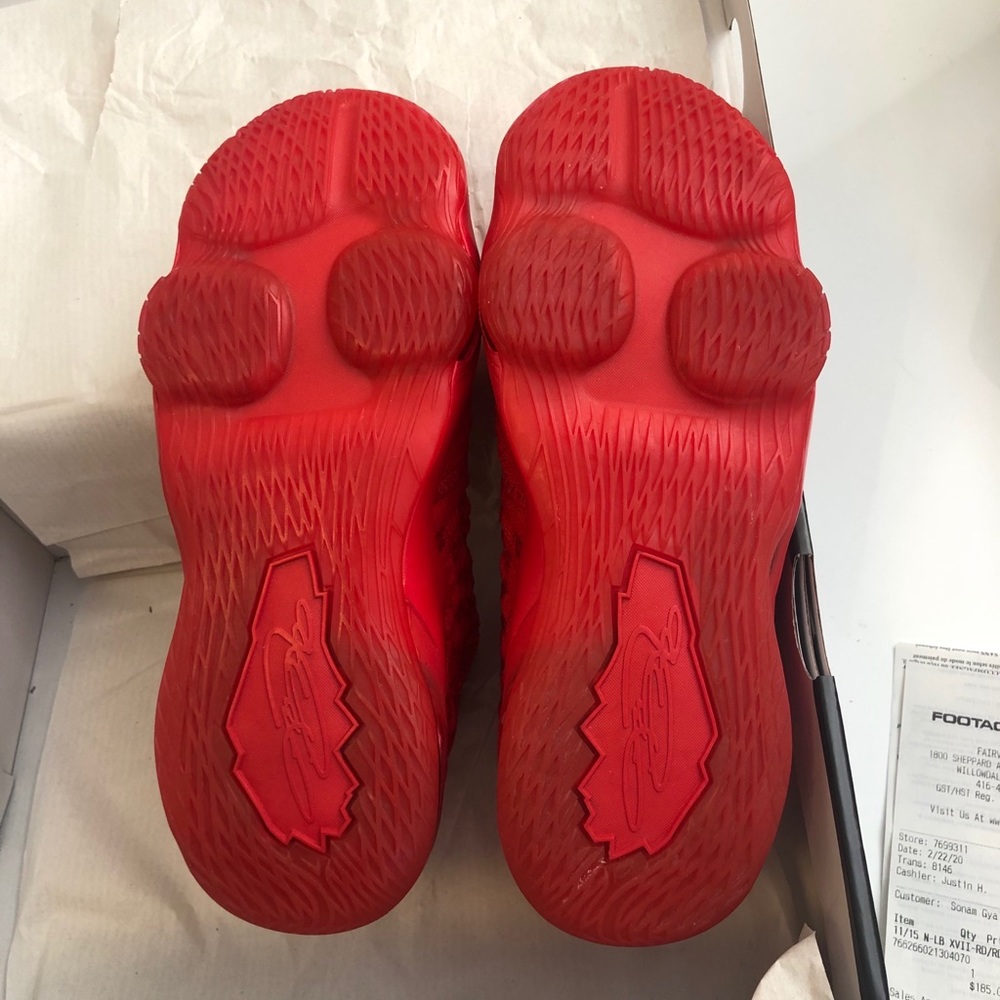 Selling Lebron XVII (GS) size 7Y fits 8 1/2 women